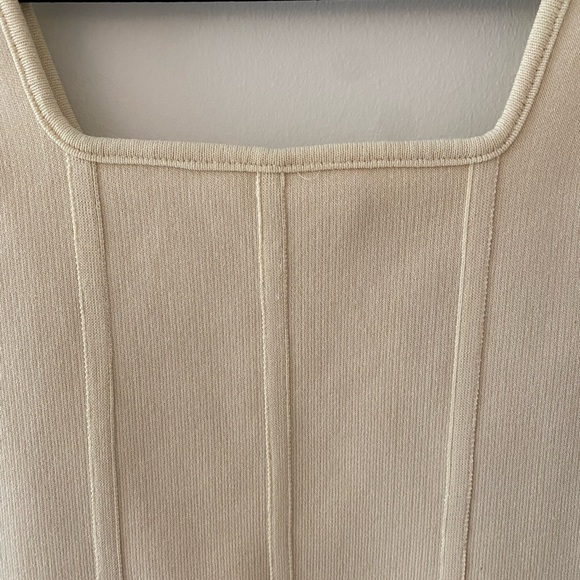 Zara corset style top in cream, size small - Picture 4 of 4